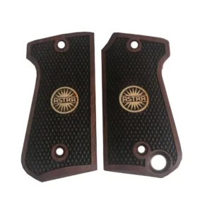 Astra Model 4000 Sarı Metal Ahşap Tabanca Kabzesi