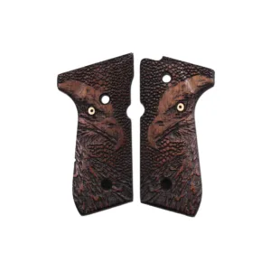 Beretta 92 Fs Ahşap Tabanca Kabzesi
