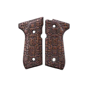 Beretta 92 Fs Ahşap Tabanca Kabzesi