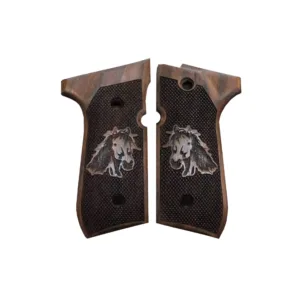 Beretta 92 Fs Ahşap Tabanca Kabzesi