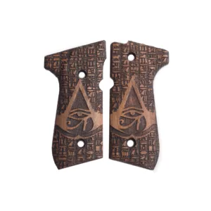 Beretta 92 Fs Ahşap Tabanca Kabzesi