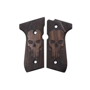 Beretta 92 Fs Ahşap Tabanca Kabzesi