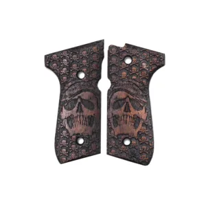 Beretta 92 Fs Ahşap Tabanca Kabzesi