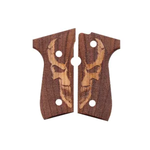 Beretta 92 Fs Ahşap Tabanca Kabzesi