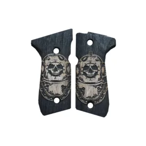 Beretta 92 Fs Ahşap Tabanca Kabzesi