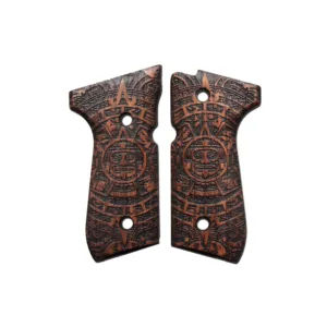 Beretta 92 Fs Ahşap Tabanca Kabzesi