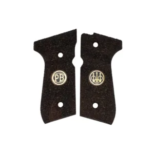 Beretta 92 Fs Sarı Metal Ahşap Tabanca Kabzesi
