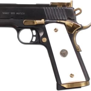 Yavuz 1911 Sarı Metal Kurt Beyaz Akrilik Silah Kabze